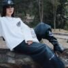 Jeans Barrel "fugaz" - Negro lavado
